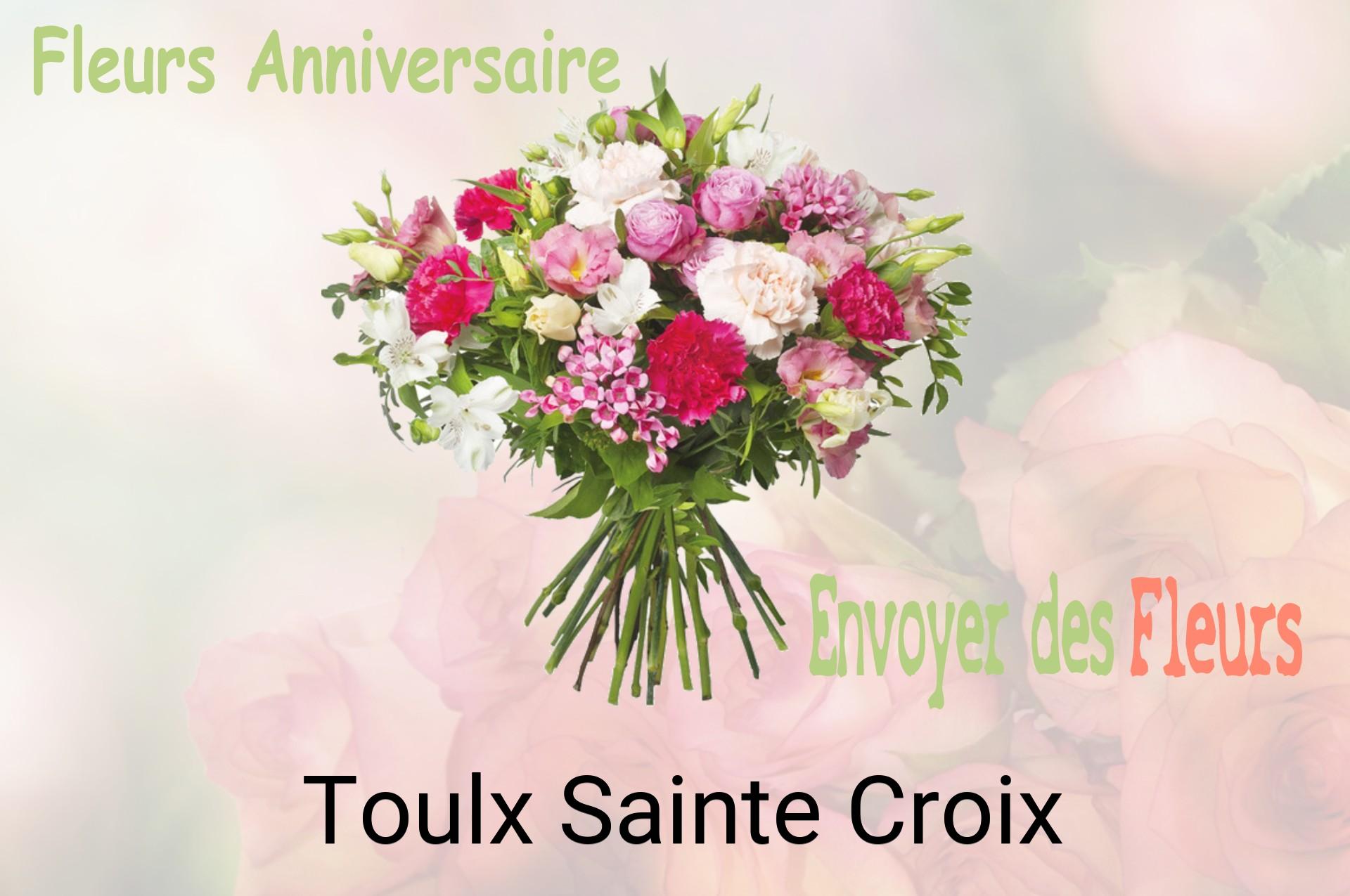 Bouquet de fleurs d’anniversaire livré à Toulx-Sainte-Croix
